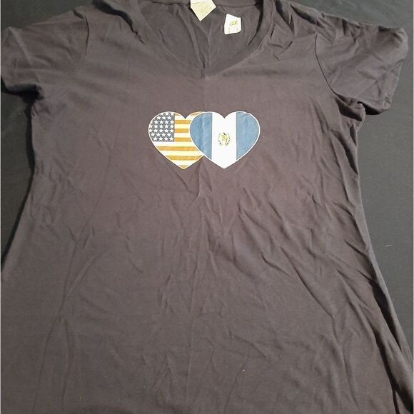 NWT Women's Small USA Guatemala Love T-Shirt - Picture 1 of 3